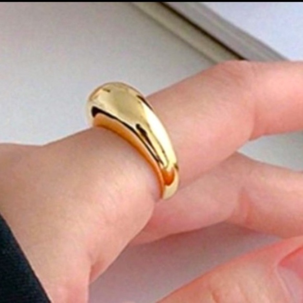 Nwt Zara 18KT gold Band Ring